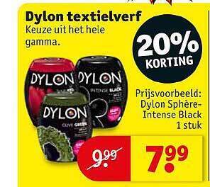 Kruidvat Dylon Textielverf aanbieding