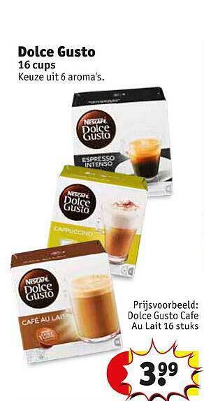 Kruidvat Nescafe Dolce Gusto aanbieding