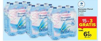 Carrefour Bronwater Pierval aanbieding