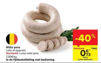 Carrefour Witte Pens aanbieding