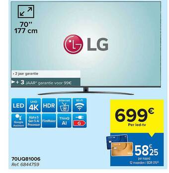 Carrefour Lg Ledtv aanbieding