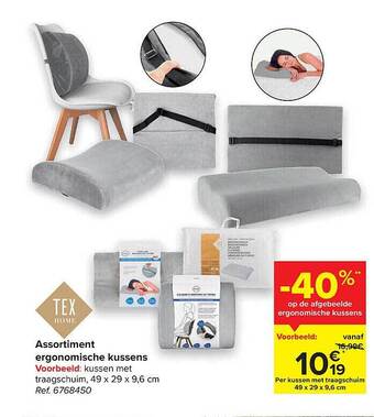 Carrefour Assortiment Ergonomische Kussens aanbieding