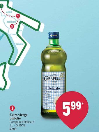 Delhaize Extra Vierge Olijfolie aanbieding