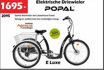 iTEK Elektrische Driewieler aanbieding