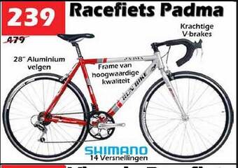 iTEK Racefiets Padma aanbieding