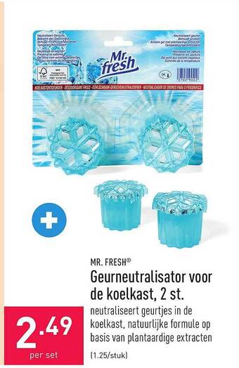 Geurneutralisator Voor De Koelkast, 2 St