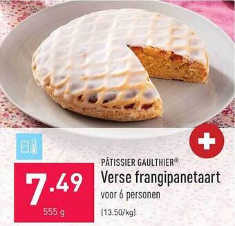 ALDI Verse Frangipanetaart aanbieding