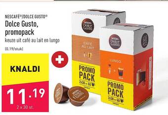 ALDI Dolce Gusto, Promopack aanbieding