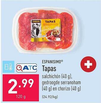 ALDI Espanisimo Tapas aanbieding