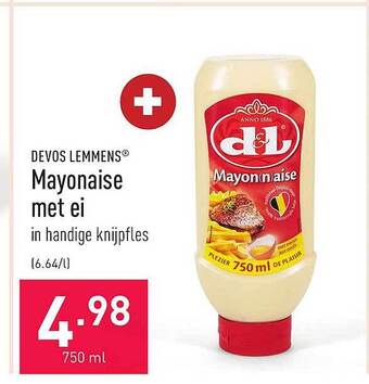 ALDI Mayonaise Met Ei aanbieding