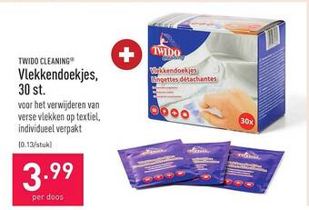 ALDI Vlekkendoekjes, 30 St aanbieding