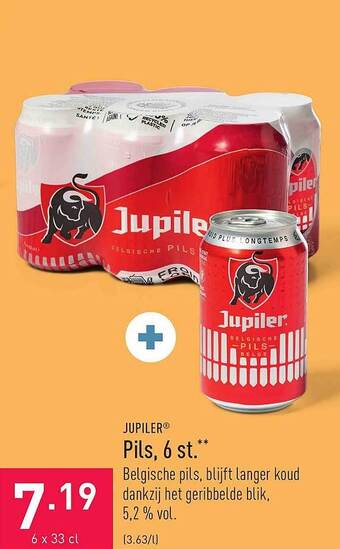 ALDI Jupiler Pils, 6 St aanbieding