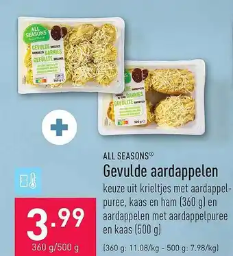 ALDI Gevulde Aardappelen aanbieding