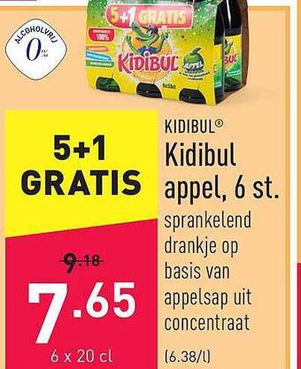 ALDI Kidibul Appel, 6 St aanbieding