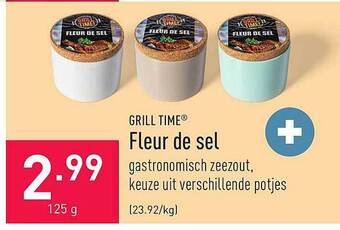 ALDI Grill Time Fleur De Sel aanbieding