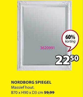 Jysk Nordborg Spiegel aanbieding