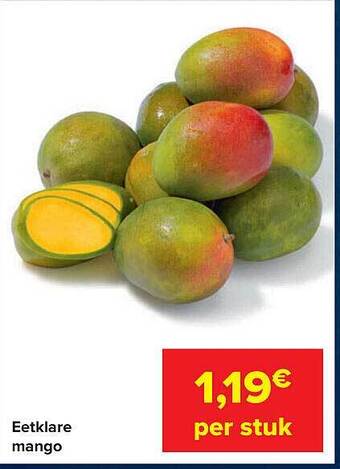 Carrefour Eetklare Mango aanbieding