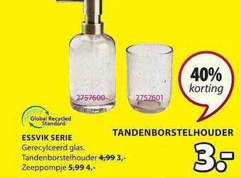 Jysk Essvik Serie, Tandenborstelhouder aanbieding