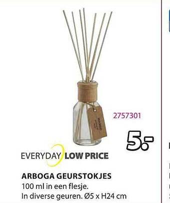 Jysk Arboga Geurstokjes aanbieding
