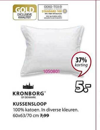 Jysk Kussensloop aanbieding