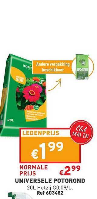Trafic Universele Potgrond aanbieding
