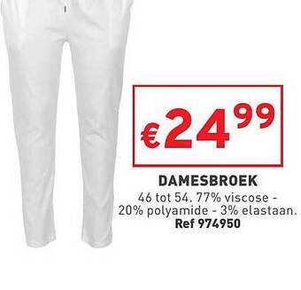 Trafic Damesbroek aanbieding
