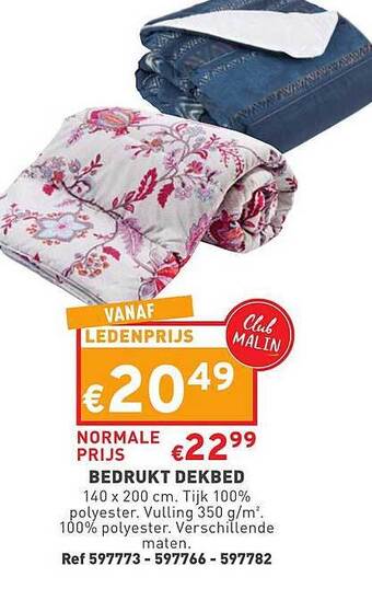 Trafic Bedrukt Dekbed aanbieding