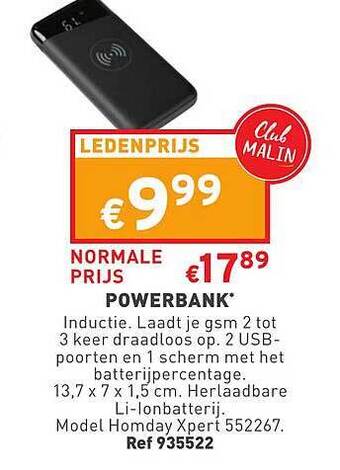 Trafic Powerbank aanbieding