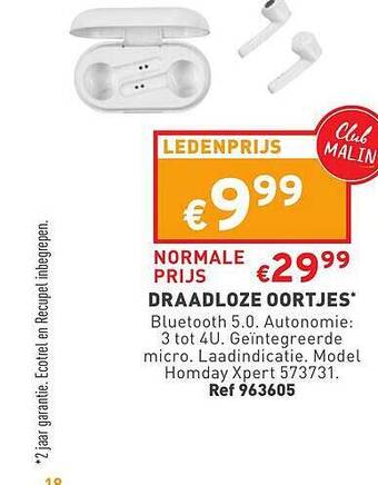 Trafic Draadloze Oortjes aanbieding