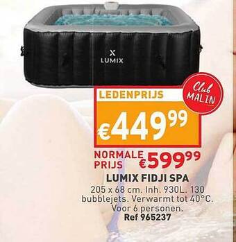 Trafic Lumix Fidji Spa aanbieding