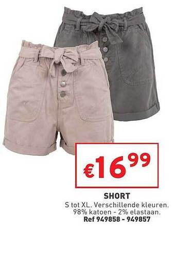 Trafic Short aanbieding