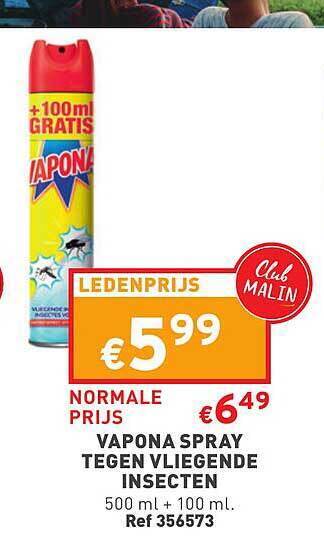 Trafic Vapona Spray Tegen Vliegende Insecten aanbieding