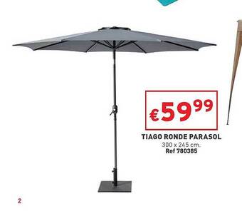 Trafic Tiago Ronde Parasol aanbieding