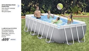 Intex zwembad prism frame pool