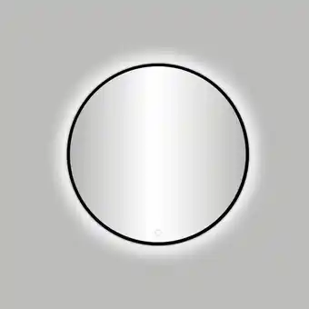 Best-Design Nero Venetië ronde spiegel zwart incl.led verlichting Ø 80 cm TWEEDEKANS