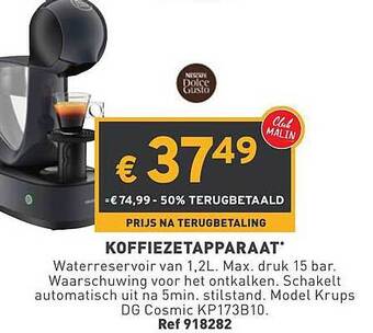 Trafic Koffiezetapparaat aanbieding