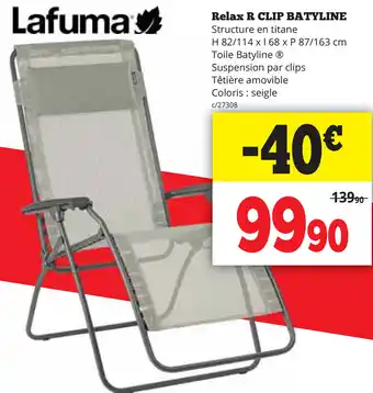 Lafuma relax R Clip Batyline