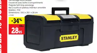 Stanley Coffre A Outils Autolock 24"