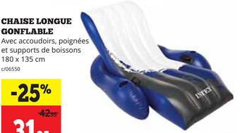 Chaise Longue Gonflable
