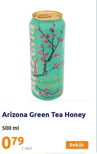 Action Arizona Green Tea Honey aanbieding