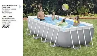 Dreamland Intex zwembad prism frame pool aanbieding
