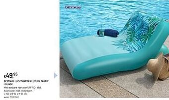 Dreamland Bestway luchtmatras luxury fabric lounge aanbieding