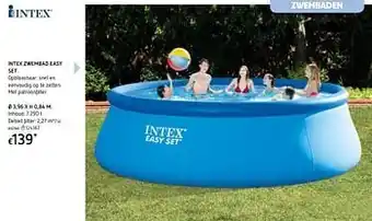 Intex zwembad easy set