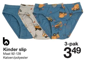 Zeeman Kinder Slip Maat 92-128, 3-pak aanbieding
