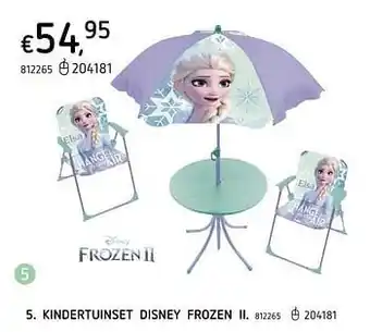 Kindertuinset disney frozen ii