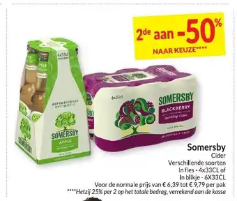 Somersby Cider, 4 x 33 cl