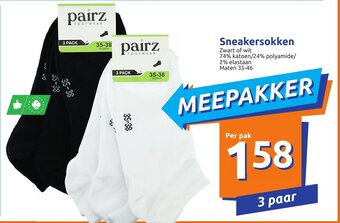 Action Sneakersokken aanbieding