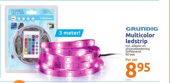 Action Grundig multicolor ledstrip aanbieding