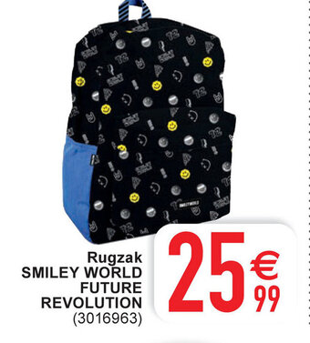 Cora Rugzak smiley world future revolution aanbieding