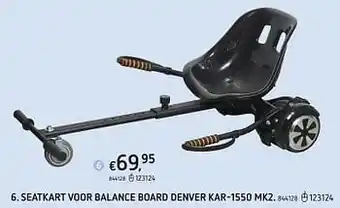 Dreamland Seatkart voor balance board denver kar-1550 mk2 aanbieding